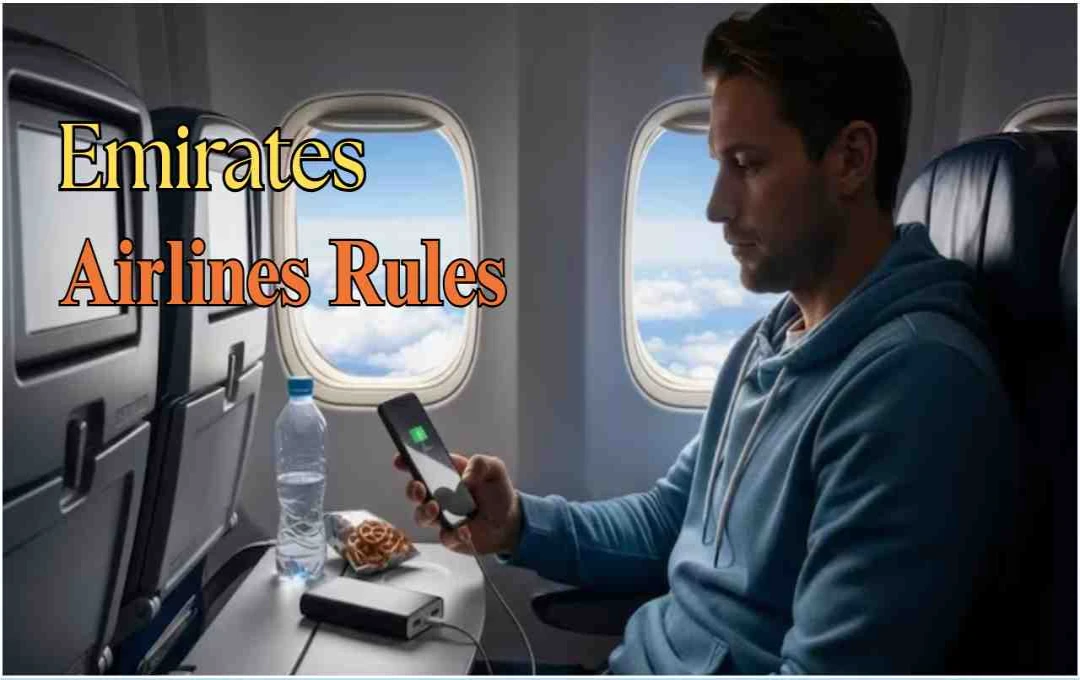Emirates Airlines Bans In-Flight Power Bank Use from October 2025 for Safety