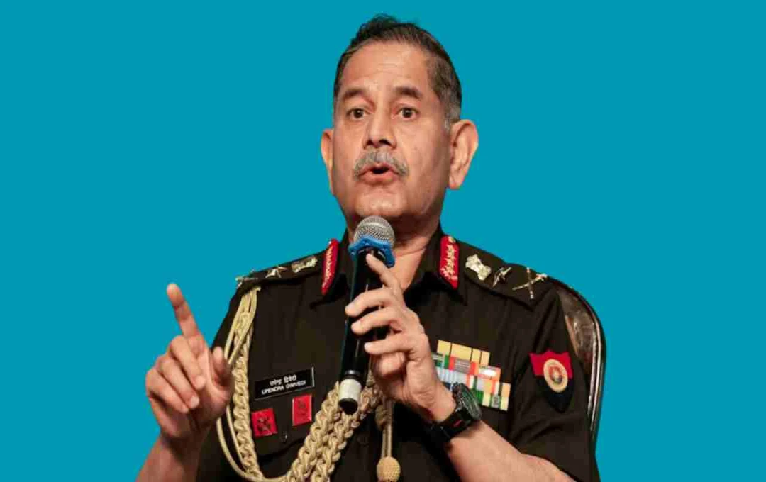 भारतीय सेना प्रमुख उपेंद्र द्विवेदी का पाकिस्तान को कड़ा संदेश: कहा - 'अगर आतंकवाद का समर्थन नहीं रोका तो...'