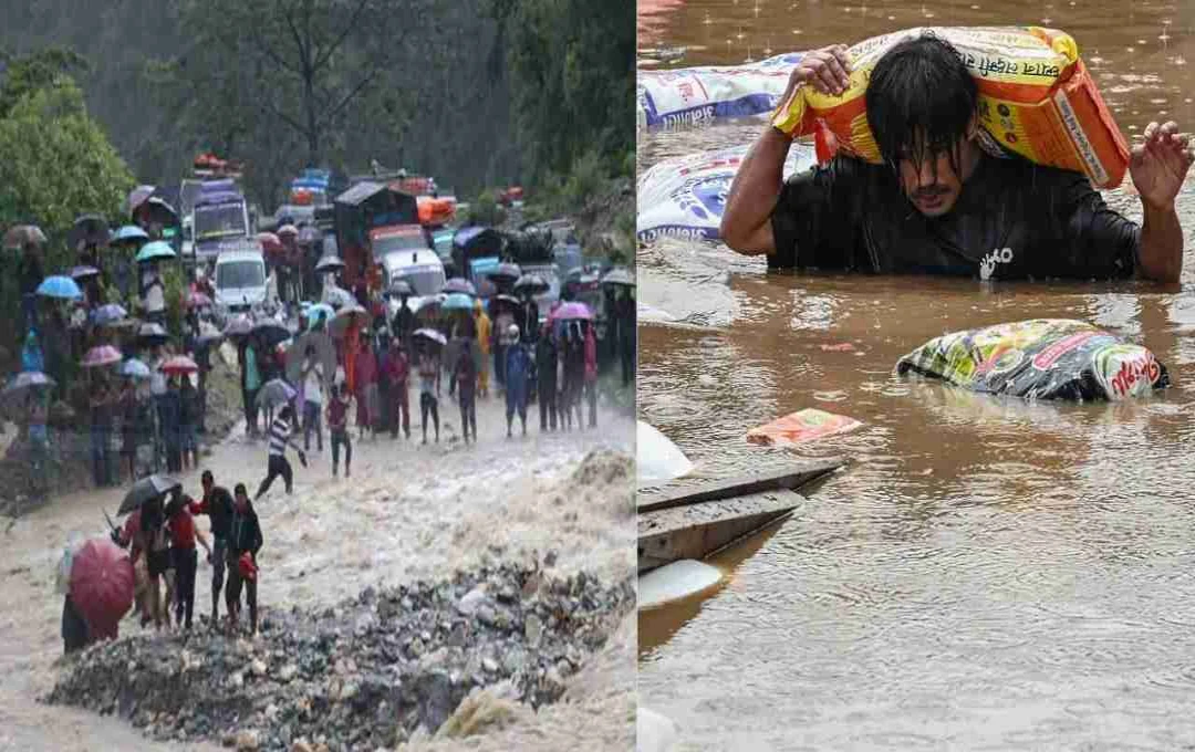 नेपाल में बारिश ने मचाई तबाही, अब तक 18 लोगों की मौत, बचाव दल सतर्क