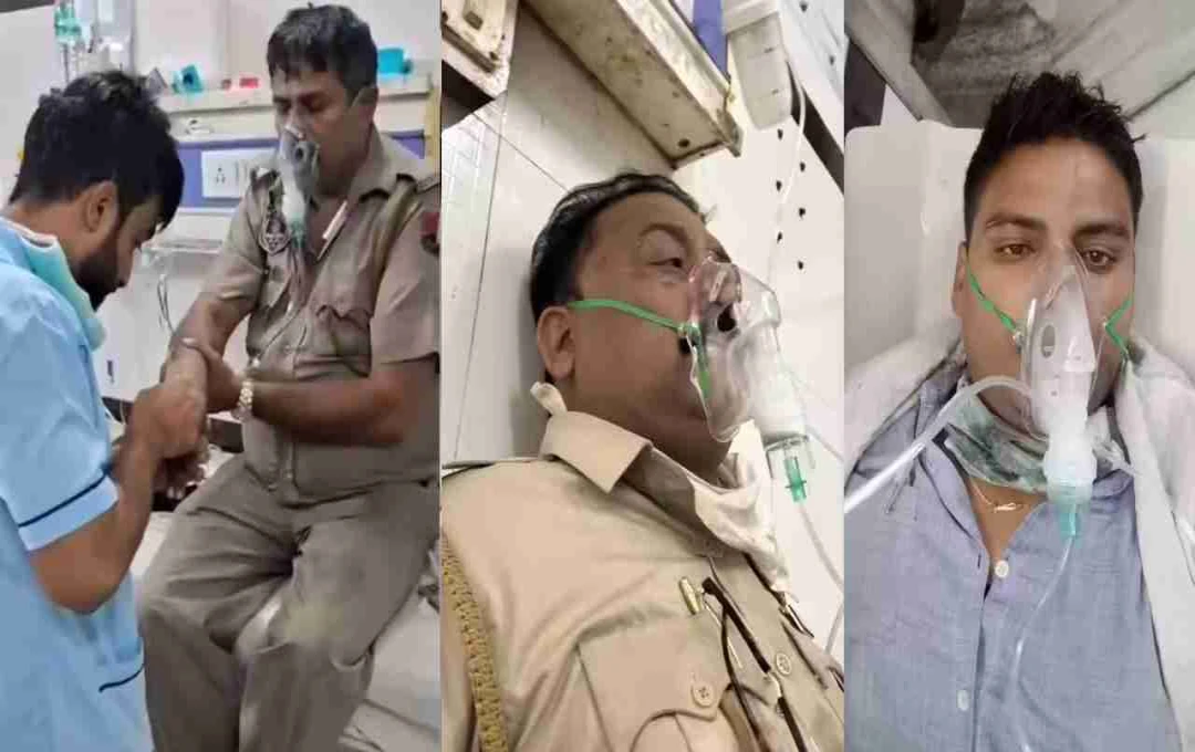 SMS अस्पताल आग हादसा, तीन पुलिसकर्मी मरीजों की जान बचाते हुए घायल