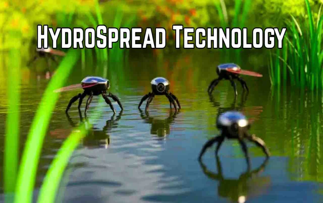 पानी पर चलने वाला सॉफ्ट रोबोट: HydroSpread तकनीक ने दी नई दिशा