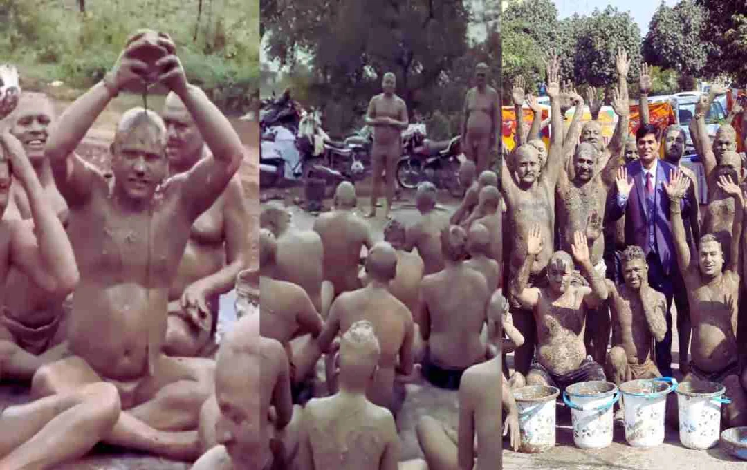 शाजापुर विधायक ने किया प्राप्राकृतिक मिट्टी स्नान, कहा– स्वस्थ समाज के लिए अपनाएं प्राकृतिक चिकित्सा