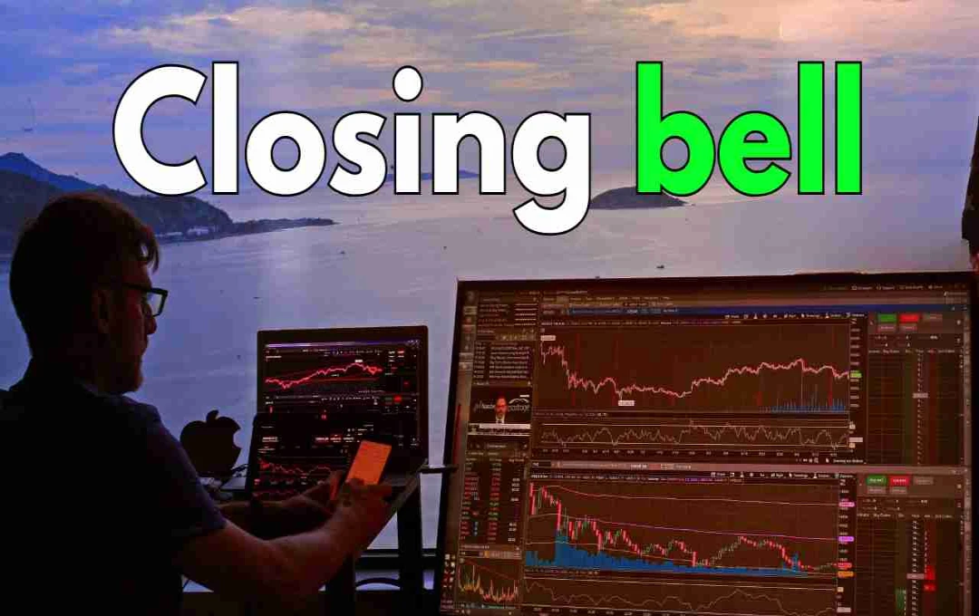 Closing bell: सेंसेक्स-निफ्टी हरे निशान पर बंद, जानें कौन रहे टॉप गेनर्स और लूजर्स