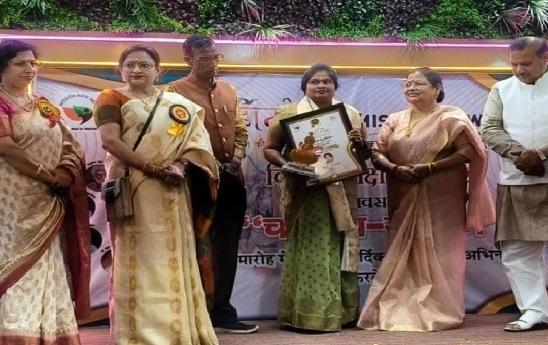सरिता यादव को राष्ट्रीय मान्यता — नि:शुल्क शिक्षा पहल के लिए मिला “चाणक्य सम्मान”