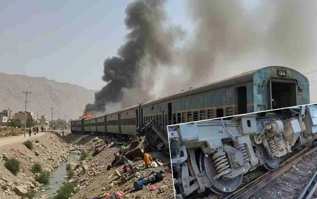 Pakistan: जाफर एक्सप्रेस पर फिर हमला, छह डिब्बे पटरी से उतरे; बलूच विद्रोही समूह ने ली जिम्मेदारी
