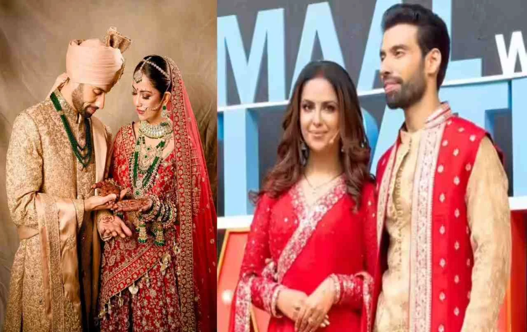 'ಪತಿ ಪತ್ನಿ ಔರ್ ಪಂಗಾ' ಸೆಟ್‌ನಲ್ಲಿ ಅವಿಕಾ ಗೋರ್-ಮಿಲಿಂದ್ ಚಂದ್ವಾನಿ ವಿವಾಹ! ಮದುವೆಯಾದ ಬಳಿಕ ಮೊದಲ ಪ್ರತ್ಯಕ್ಷ