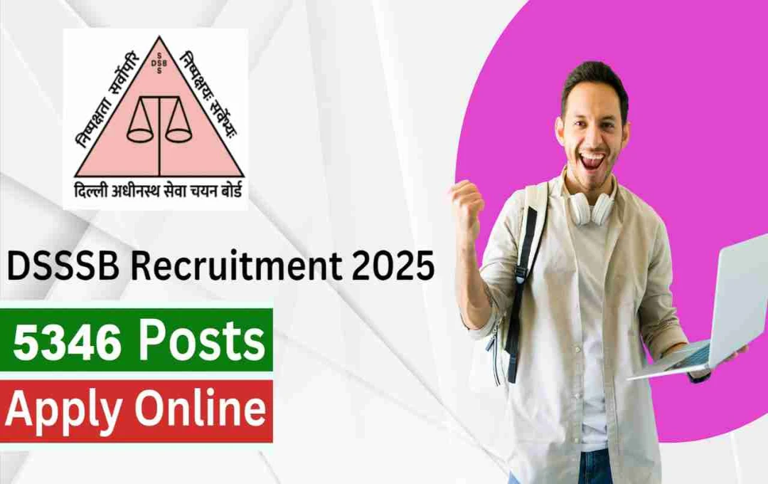 DSSSB TGT নিয়োগ 2025: ৫৩৪৬টি শিক্ষক পদে আবেদন শুরু, জানুন বিস্তারিত