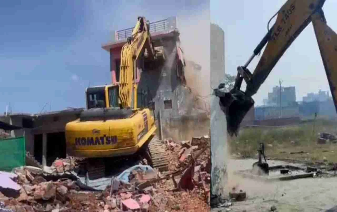Gandhinagar: 190 Illegal Shops Demolished, 66 Arrested After Garba Violence