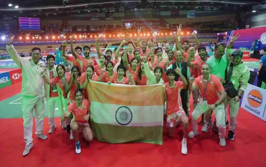 Historic Feat: India Enters BWF World Junior Mixed Team Championship Semi-Finals for First Time