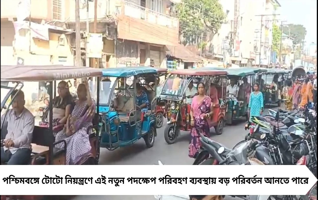 এ বার টোটোতেও বাধ্যতামূলক নম্বর প্লেট, ভাবনায় জোড়–বিজোড় নিয়ম