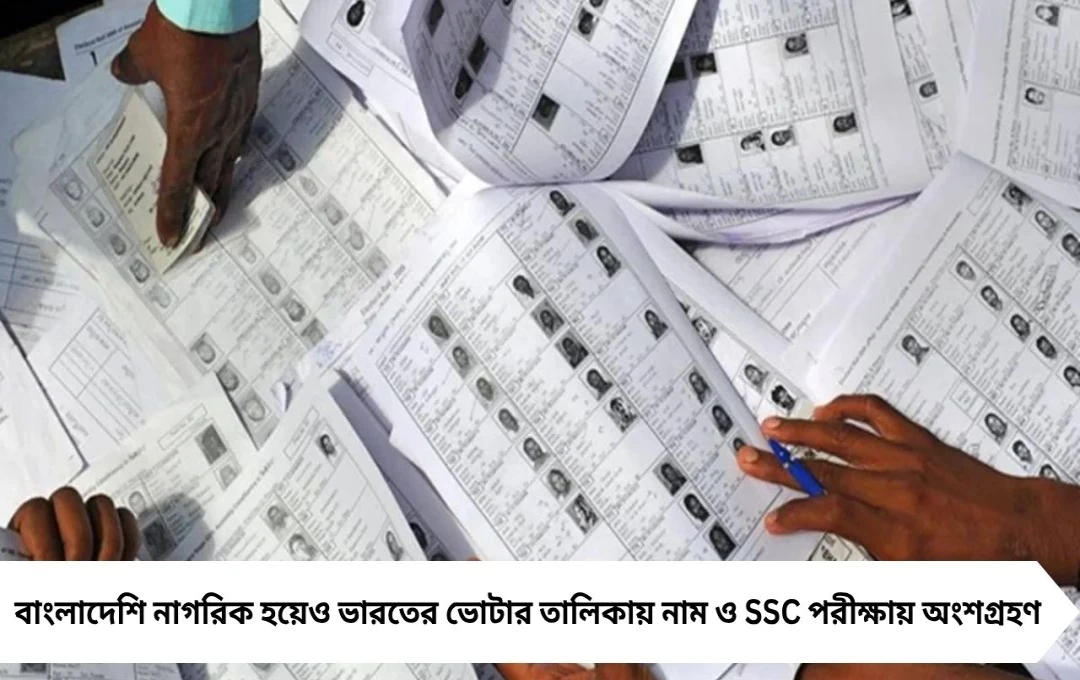 ভোটার লিস্টে নাম, SSC পরীক্ষাতেও বসেছিলেন বাংলাদেশি নাগরিক! চাঞ্চল্য প্রশাসনে