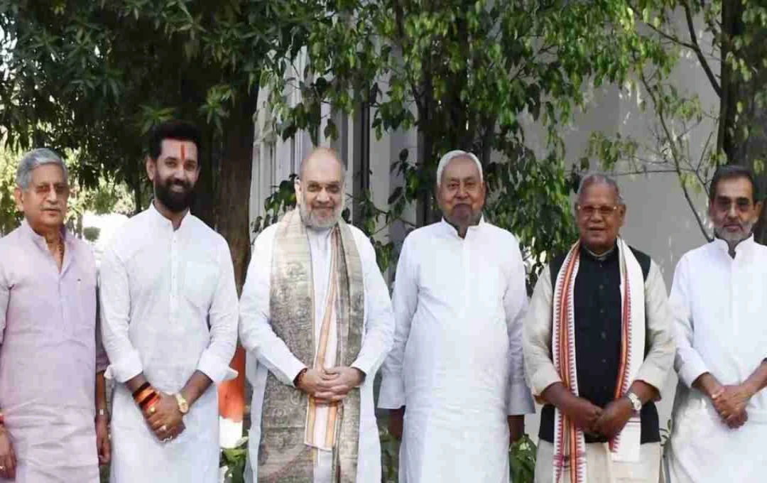 बिहार चुनाव 2025: NDA सीट शेयरिंग पर BJP की केंद्रीय बैठक, सहयोगियों से चर्चा जारी