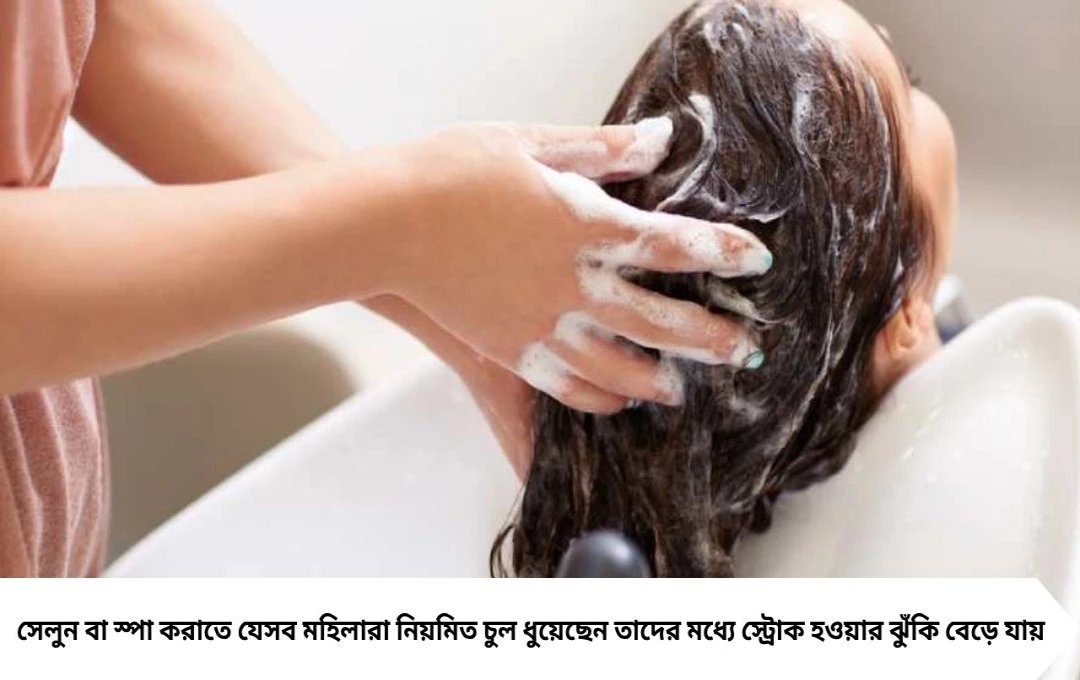সেলুনে চুল ধোয়ার সময় ঝুঁকি! বিউটি পার্লার স্ট্রোক সিনড্রোম বাড়ছে