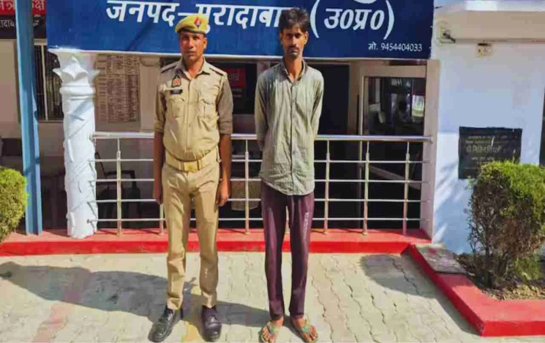मुरादाबाद: गौवंशीय मीट की तस्करी करते दो युवकों को ग्रामीणों ने पकड़ा, एक गिरफ्तार