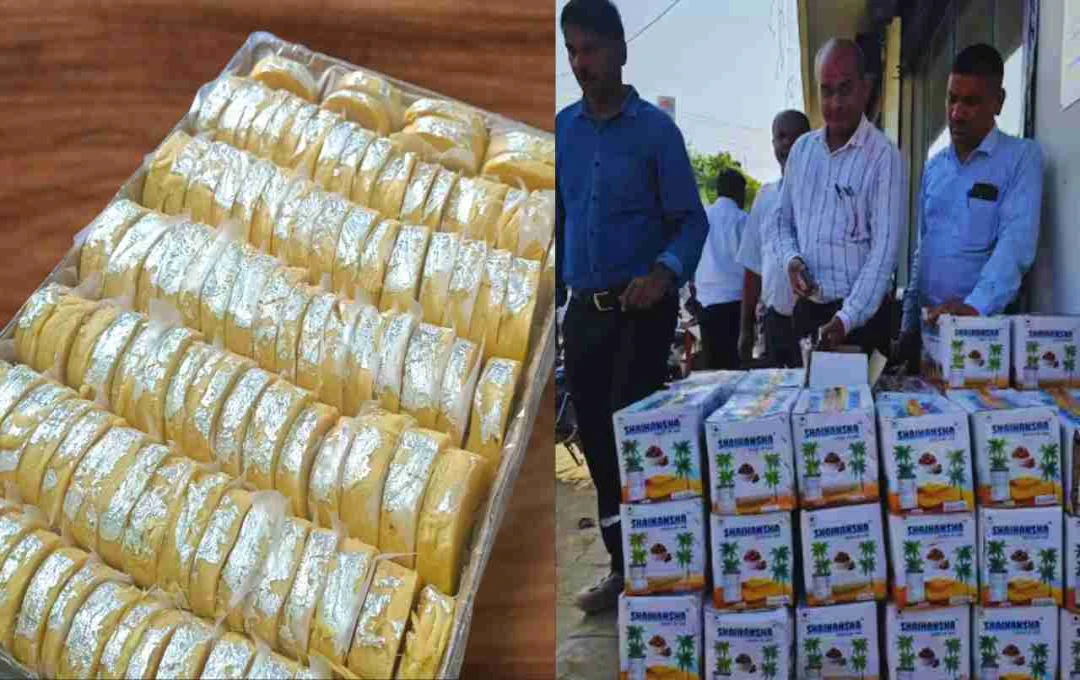 गोरखपुर: मिलावटखोरों पर खाद्य विभाग की बड़ी कार्रवाई, 20 क्विंटल मिलावटी खजूर-मिठाई जब्त