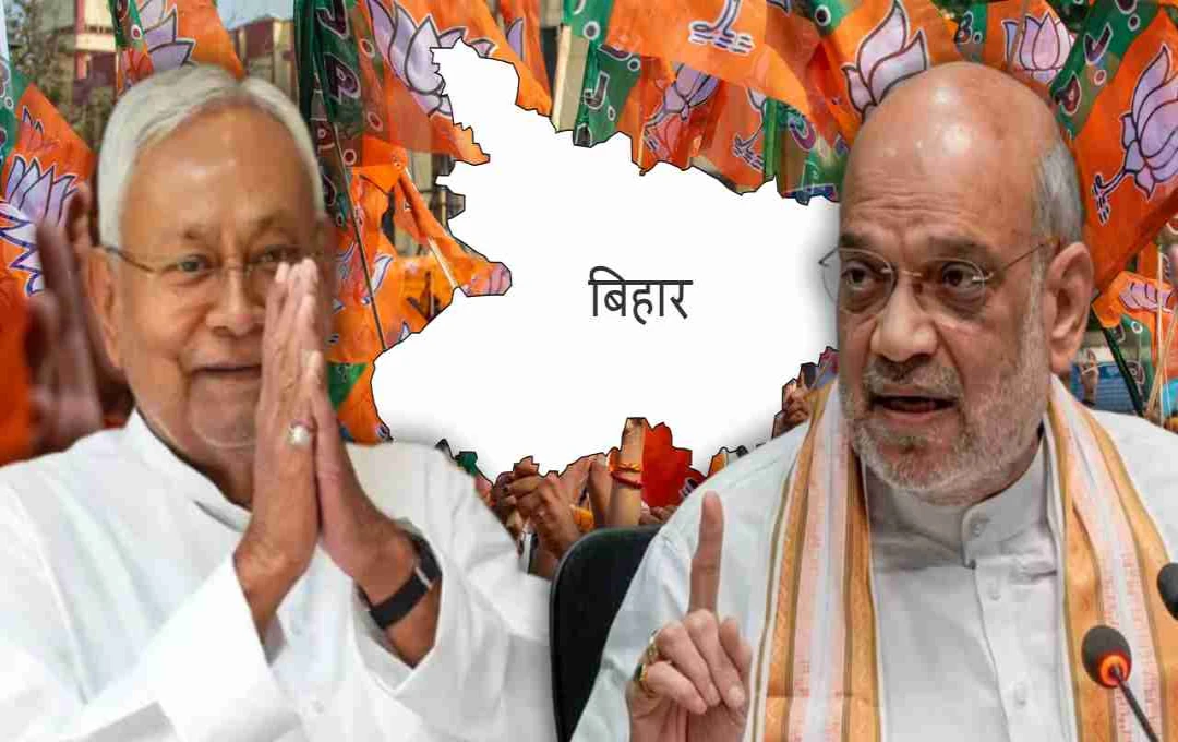 बिहार चुनाव 2025: अमित शाह ने फूंका एनडीए का चुनावी बिगुल, नीतीश कुमार को बताया 'जंगलराज मुक्तकर्ता'