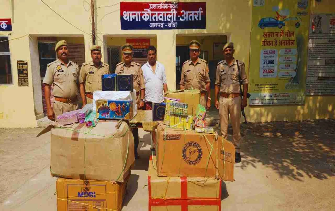 सतना से अवैध पटाखा तस्करी का पर्दाफाश, 167 किलो अवैध पटाखे जब्त