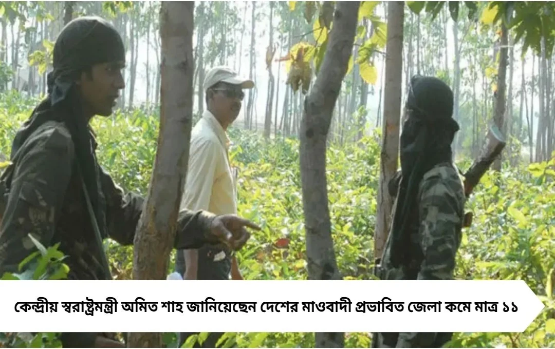 মাওবাদী প্রভাবিত জেলা কমে ১১, ২০২৬ মার্চে দেশ হবে মুক্ত: অমিত শাহ
