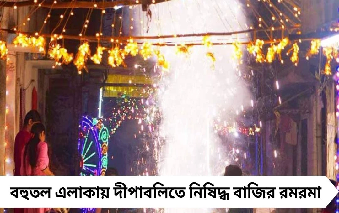 দীপাবলি ২০২৫: বহুতল এলাকায় নিষিদ্ধ বাজির রমরমা, পুলিশ সতর্ক