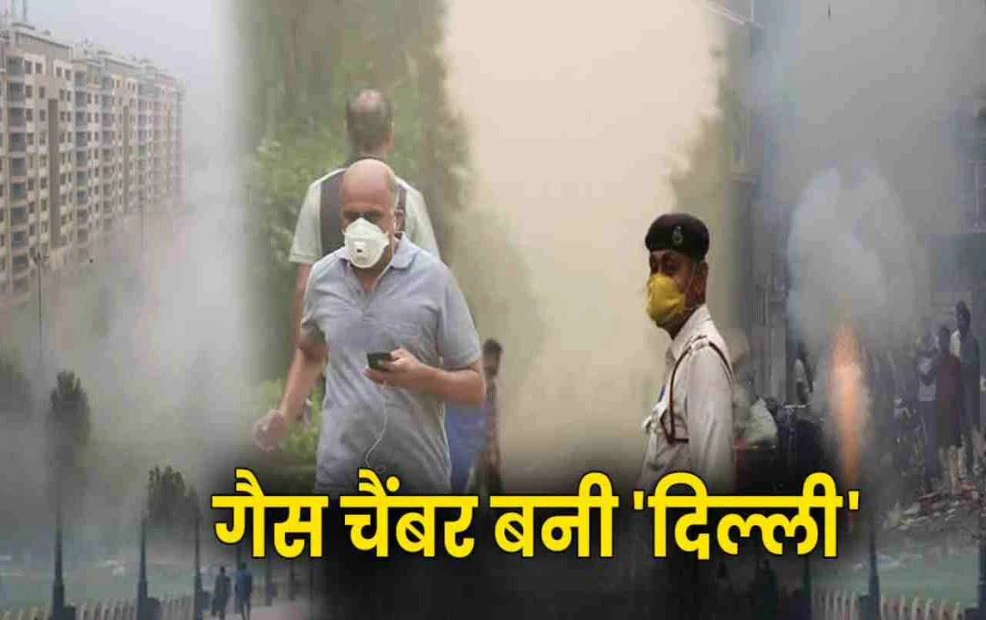दिल्ली में दिवाली पर प्रदूषण ने तोड़ा 4 साल का रिकॉर्ड, PM 2.5 का स्तर 670 के पार