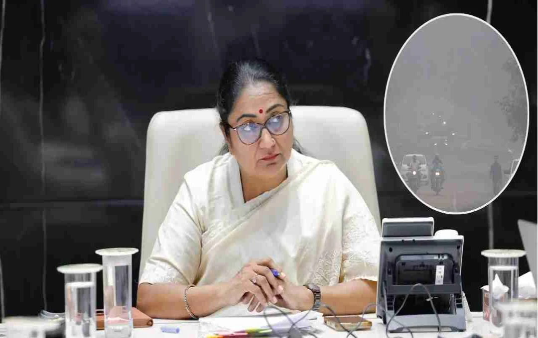 दिल्ली की हवा दिवाली के बाद भी स्थिर, रेखा गुप्ता ने पराली जलाने पर पंजाब को दी चेतावनी