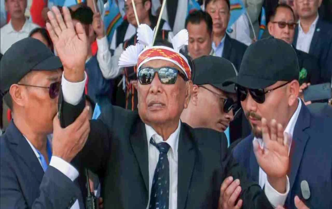 NSCN-IM के महासचिव मुइवा 50 साल बाद मणिपुर पहुंचे, सोमदल में हुआ जोरदार स्वागत