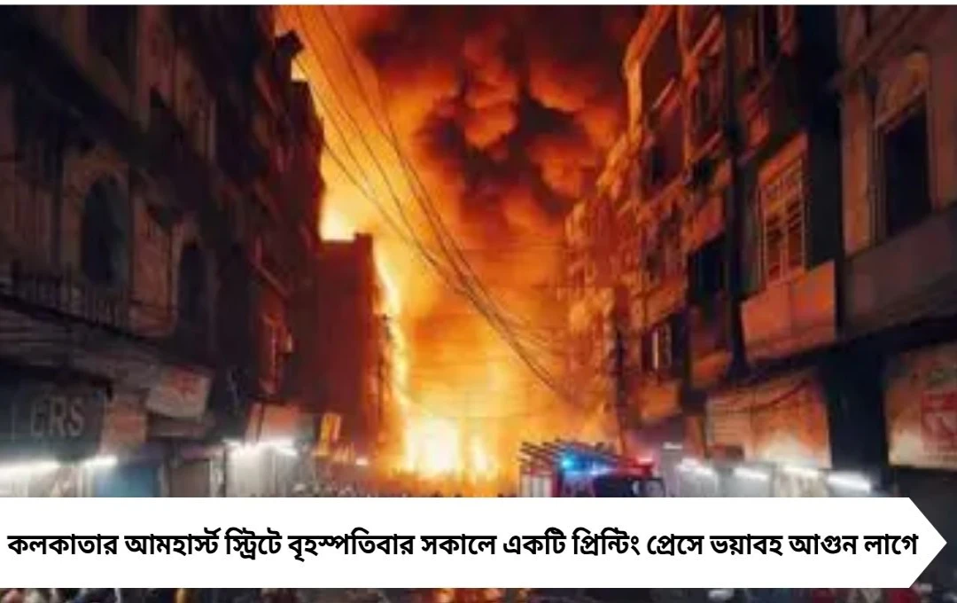 Kolkata Fire: আমহার্স্ট স্ট্রিটে প্রিন্টিং প্রেসে ভয়াবহ আগুন, এলাকায় আতঙ্ক