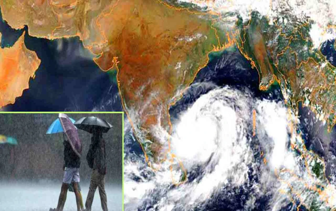 बंगाल की खाड़ी में बने चक्रवाती तूफान के कारण दक्षिण और पूर्वी भारत में बारिश की संभावना, जानें मौसम का हाल 