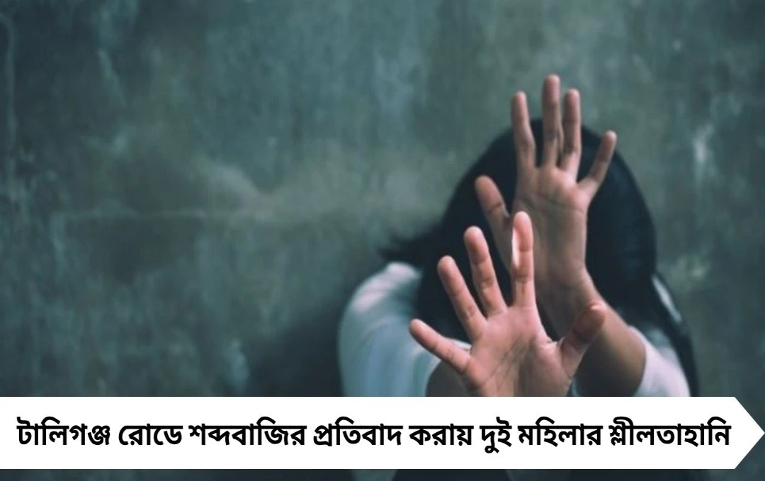 টালিগঞ্জে শব্দবাজির প্রতিবাদে দুই মহিলার শ্লীলতাহানি
