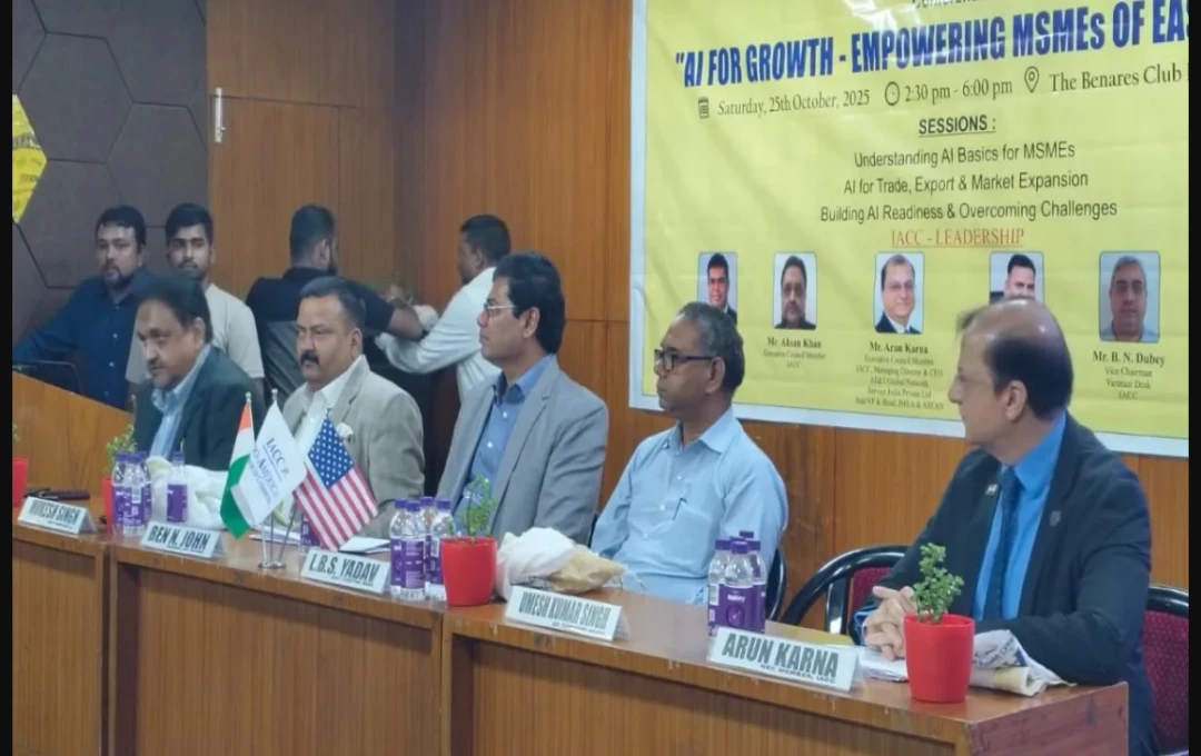 वाराणसी में एमएसएमई के लिए आर्टिफिशियल इंटेलिजेंस से व्यापार में वृद्धि की नई राहें