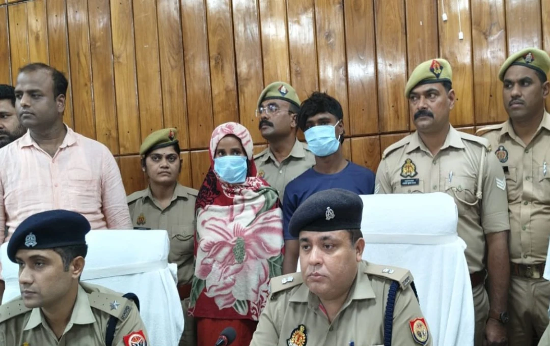 बहराइच: छह बच्चों की मां ने प्रेमी के साथ मिलकर पति की गला रेतकर की हत्या