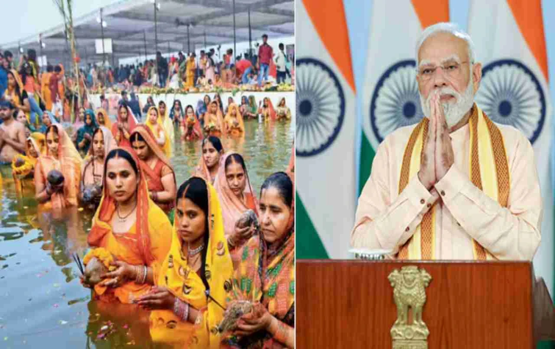 दिल्ली में छठ पूजा का तीसरा दिन, पीएम मोदी वासुदेव घाट पर हो सकते हैं शामिल