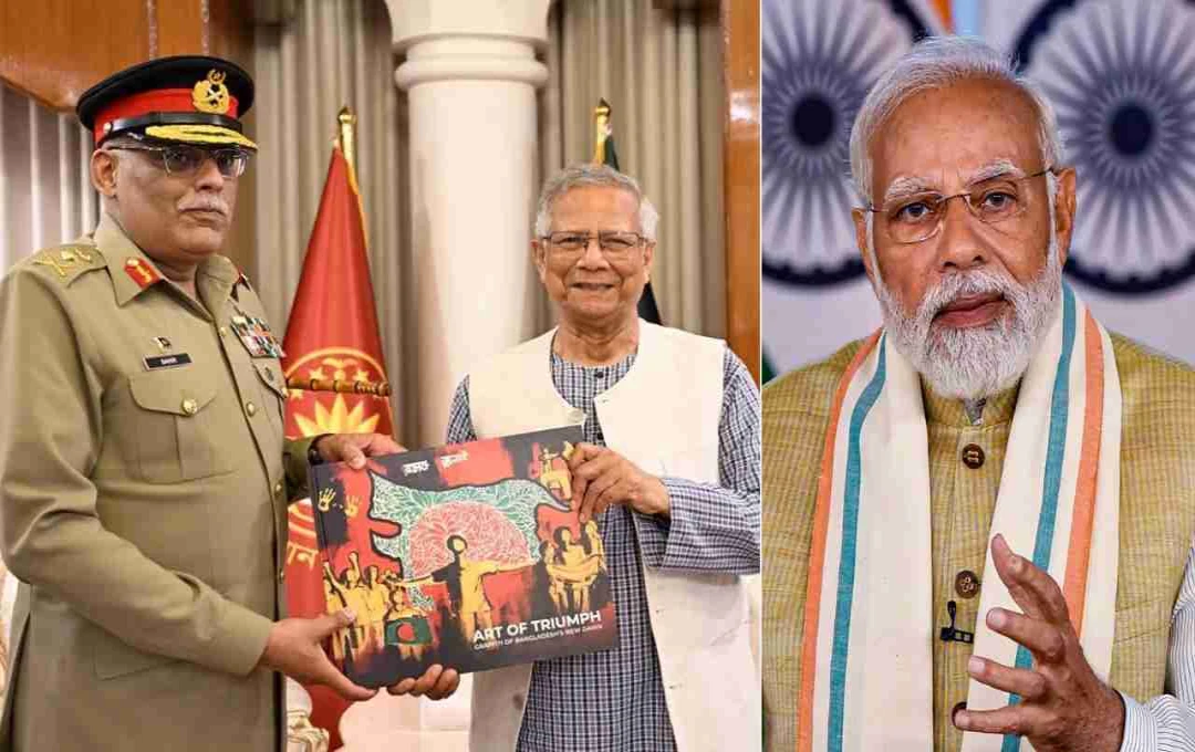 यूनुस ने पाकिस्तान के जनरल को भेंट की ‘आर्ट ऑफ ट्रायम्फ’ किताब, भारत ने जताई नाराज
