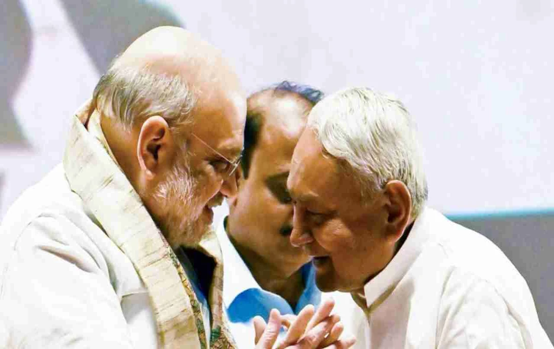 अमित शाह का बेगूसराय में बड़ा बयान, बोले- 'सीएम पद खाली नहीं, नीतीश और मोदी कायम'