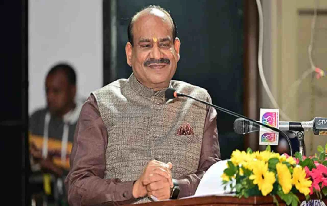लोकसभा अध्यक्ष ओम बिरला ने IPS अधिकारियों को दिया ‘सेवा और समर्पण’ का मंत्र, कहा - 'विधि का शासन ही विकास का मूल आधार'