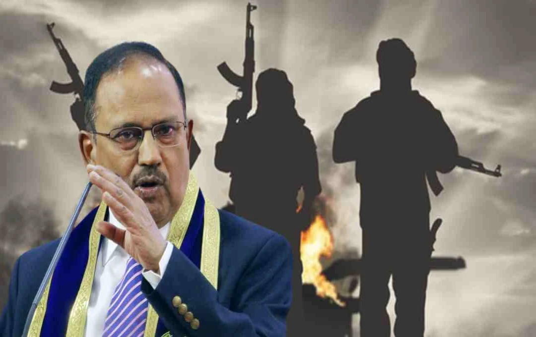 अजीत डोभाल का बड़ा बयान: '2013 के बाद भारत में नहीं हुआ कोई बड़ा आतंकी हमला'