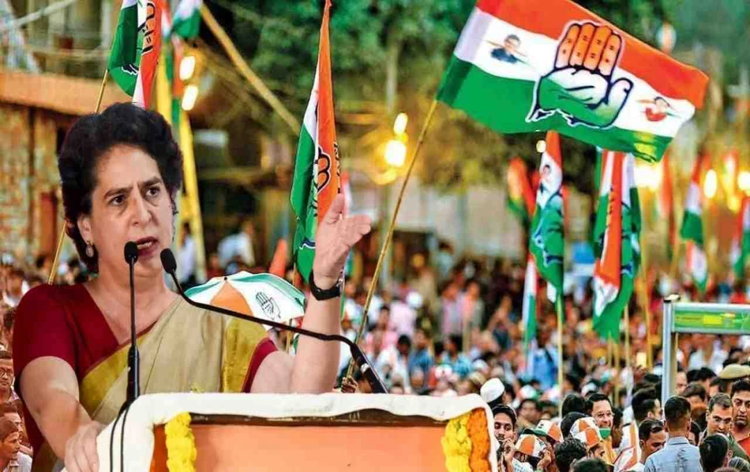 प्रियंका गांधी ने कहा: 'महागठबंधन देगा हर घर नौकरी और 25 लाख तक मुफ्त इलाज'