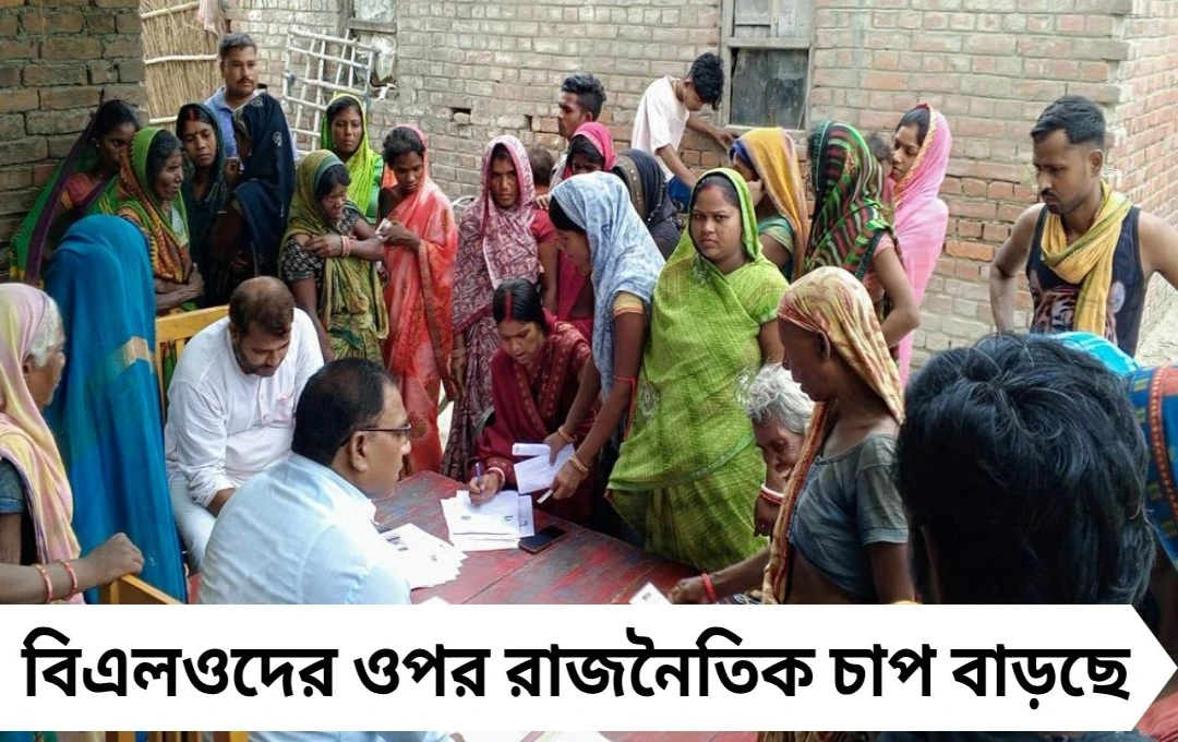 নির্বাচনজগতের চাপ বেড়ে বিএলওদের ‘ঘাড়ে বন্দুক’, নিরাপত্তা প্রশ্নে তিক্ত রাজনীতি