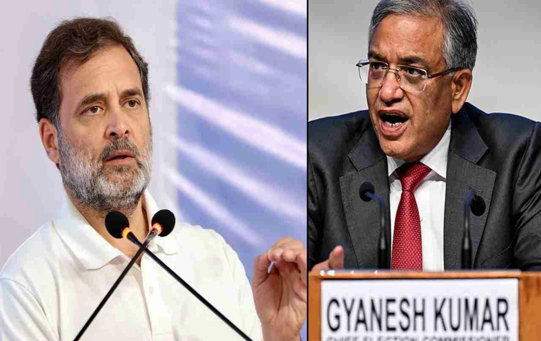 राहुल गांधी ने हरियाणा चुनाव में वोट चोरी का लगाया आरोप, चुनाव आयोग ने दी सफाई
