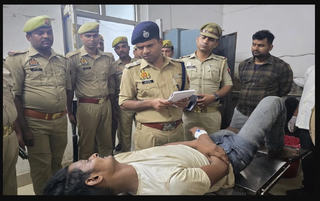 देवरिया में हथियार तस्कर पुलिस मुठभेड़ में गिरफ्तार