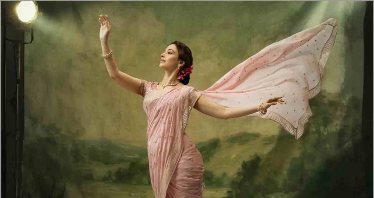 ‘वी. शांताराम’ से सामने आया तमन्ना भाटिया का लुक, फिल्म में निभाएंगी जयश्री का किरदार