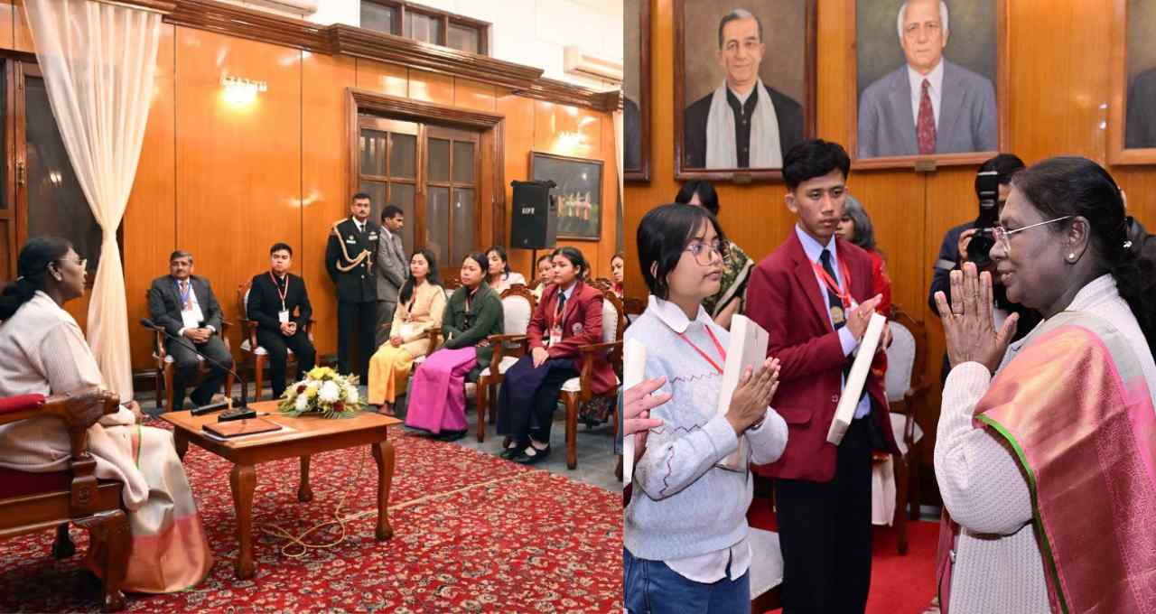 मणिपुर में राष्ट्रपति मुर्मू का संवेदनशील दौरा, विस्थापित परिवारों से की सीधी बातचीत