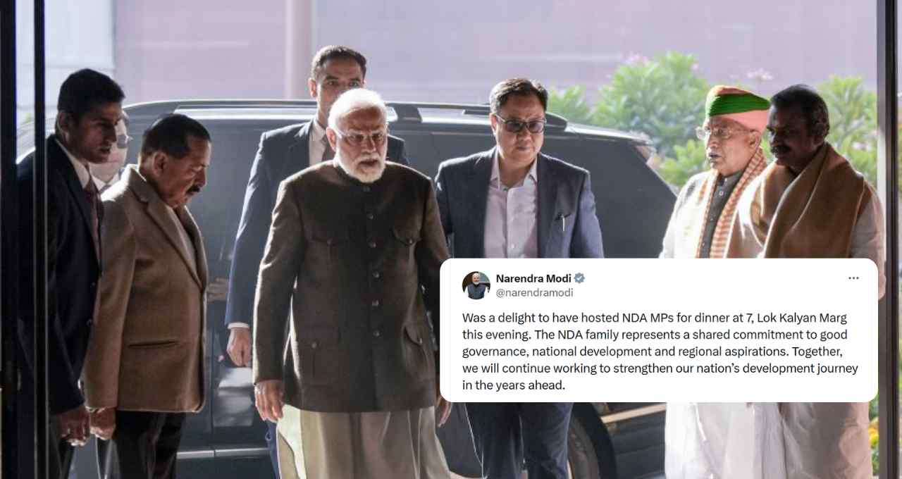 पीएम मोदी ने यूपी के NDA सांसदों से की मुलाकात, जनता तक काम पहुंचाने पर दिया जोर