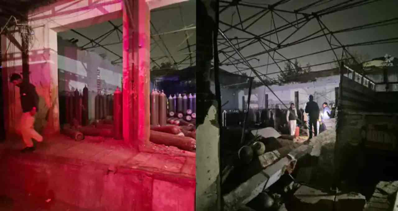 जयपुर फैक्ट्री में ऑक्सीजन सिलेंडर फटा, भीषण हादसे में दो मजदूरों की मौत