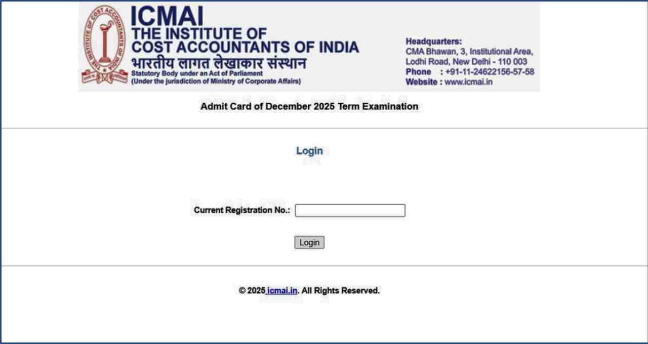 CMA दिसंबर 2025 के रिजल्ट जारी, ICMAI ने इंटर और फाइनल के नतीजे घोषित किए