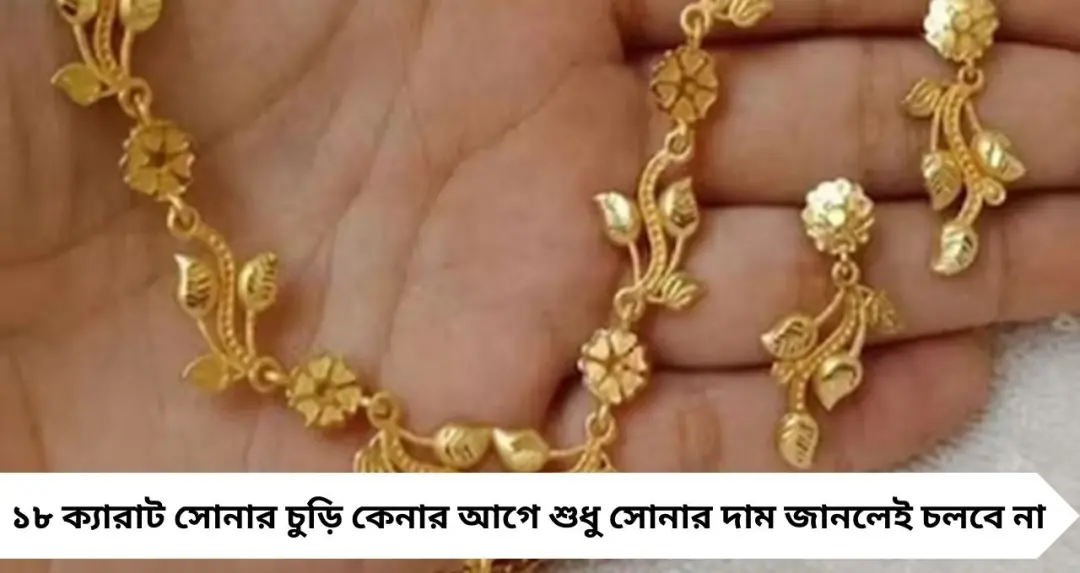 18 Carat Gold Price: ১৮ ক্যারাট সোনার চুড়ির দাম কত? মেকিং চার্জ, GST সহ পুরো হিসেব এক ঝলকে
