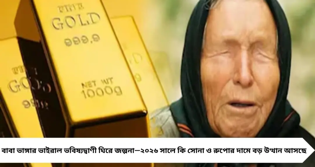Baba Vanga’s 2026 Gold Prediction: ২০২৬-এ কি আকাশছোঁয়া হবে সোনার দাম? ভাইরাল ভবিষ্যদ্বাণী ঘিরে জল্পনা তুঙ্গে
