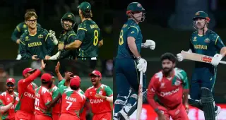 अष्ट्रेलियाले आईसीसी पुरुष टी२० विश्वकप २०२६ मा ओमानलाई नौ विकेटले हरायो