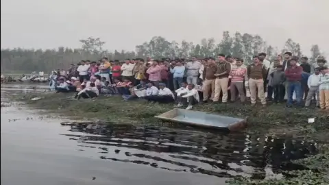 हरदोई में तालाब में डूबीं तीन सहेलियां: एक को बचाया गया, दो की तलाश जारी