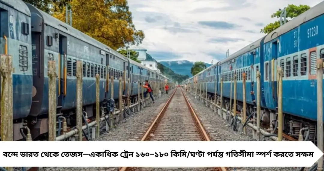 Speed Train: ১৮০ কিমি গতিতে ছুটছে! দেশের দ্রুততম ট্রেন কোনগুলি? জানুন সম্পূর্ণ তালিকা
